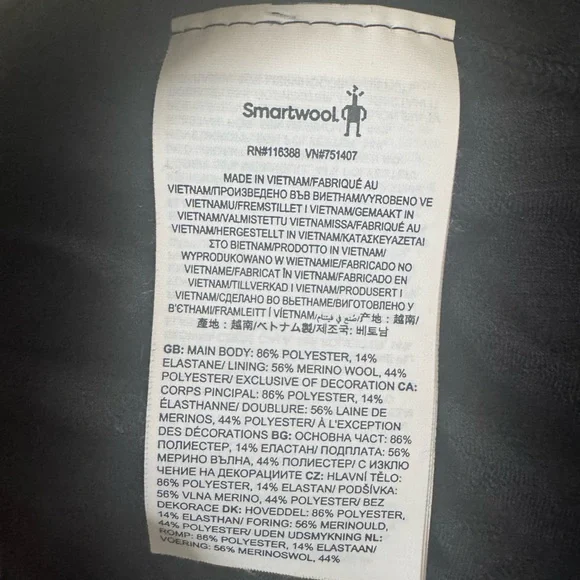 Smartwool Active Wool Lined Skirt Size L Skort Black Pockets Athletic Stretch - Picture 6 of 11